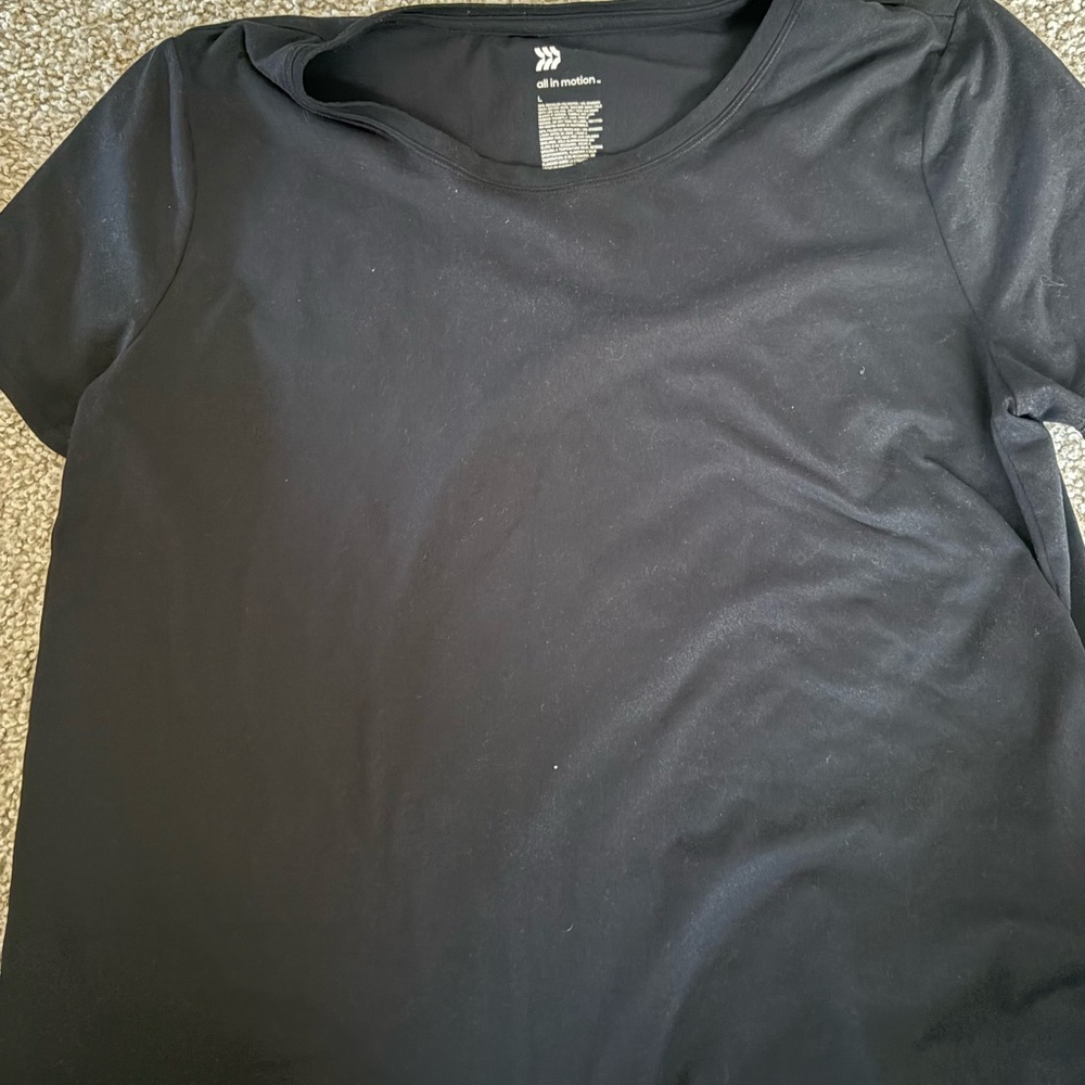 All in Motion Black Women's Short Sleeve Tee